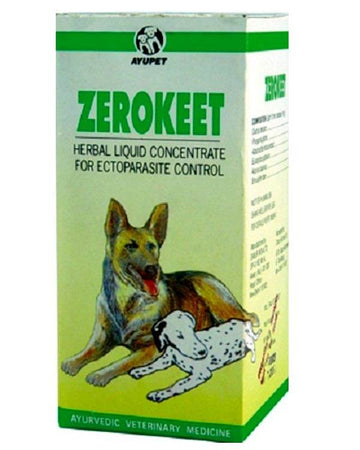 Ayupet: ZeroKeet Herbal Liquid Concentrate - Natural Ectoparasite Control for Dogs